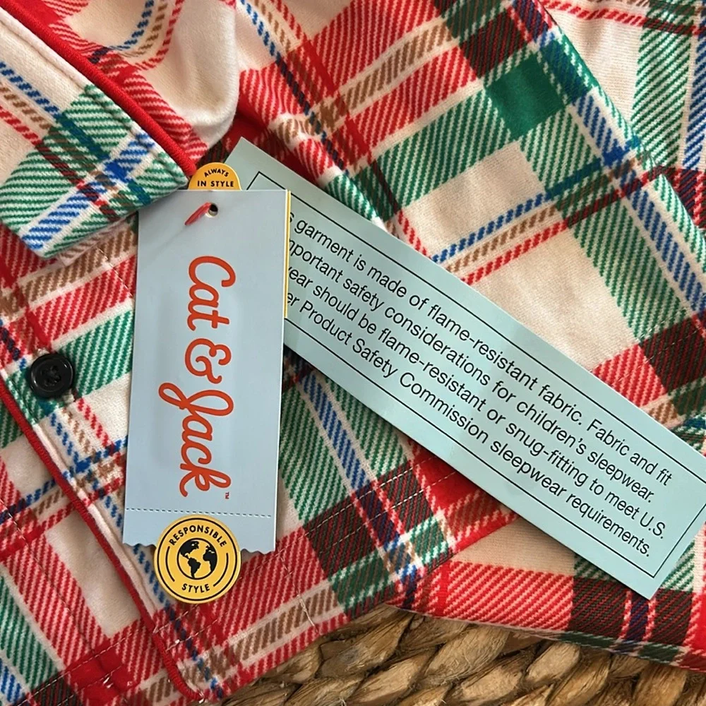 Cat & Jack Pajama Set Christmas PJ’s